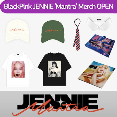 BLACKPINK ジェニ jennie mantra 公式グッズ 完売品 BLACKPINK・JENNIE「Mantra」MV2億回再生突破！オリジナルグッズ
