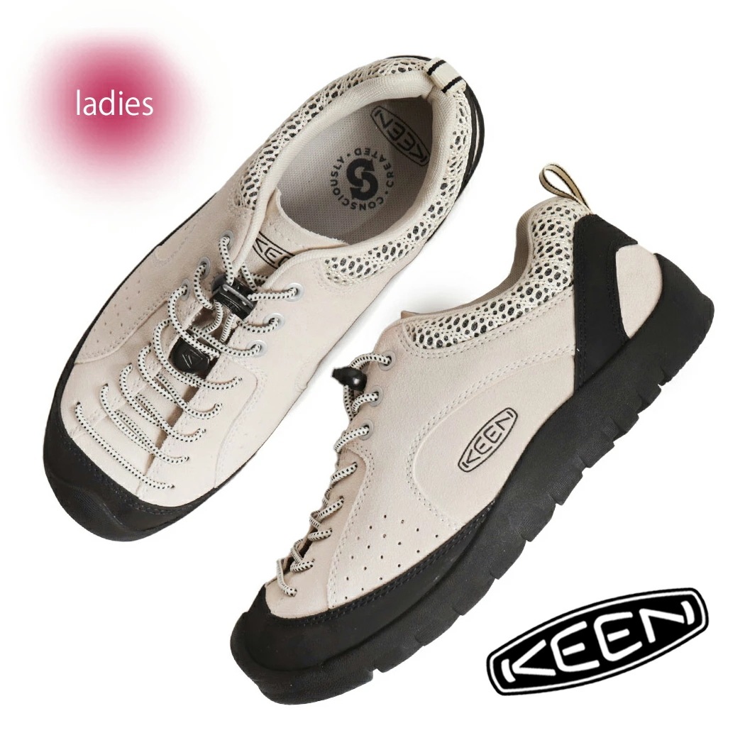 KEEN キーン ウィメンズ ジャスパー ロックス シューズ スニーカー WOMEN JASPER ROCKS SP BIRCH/BLACK ( レディース 1029737 )
