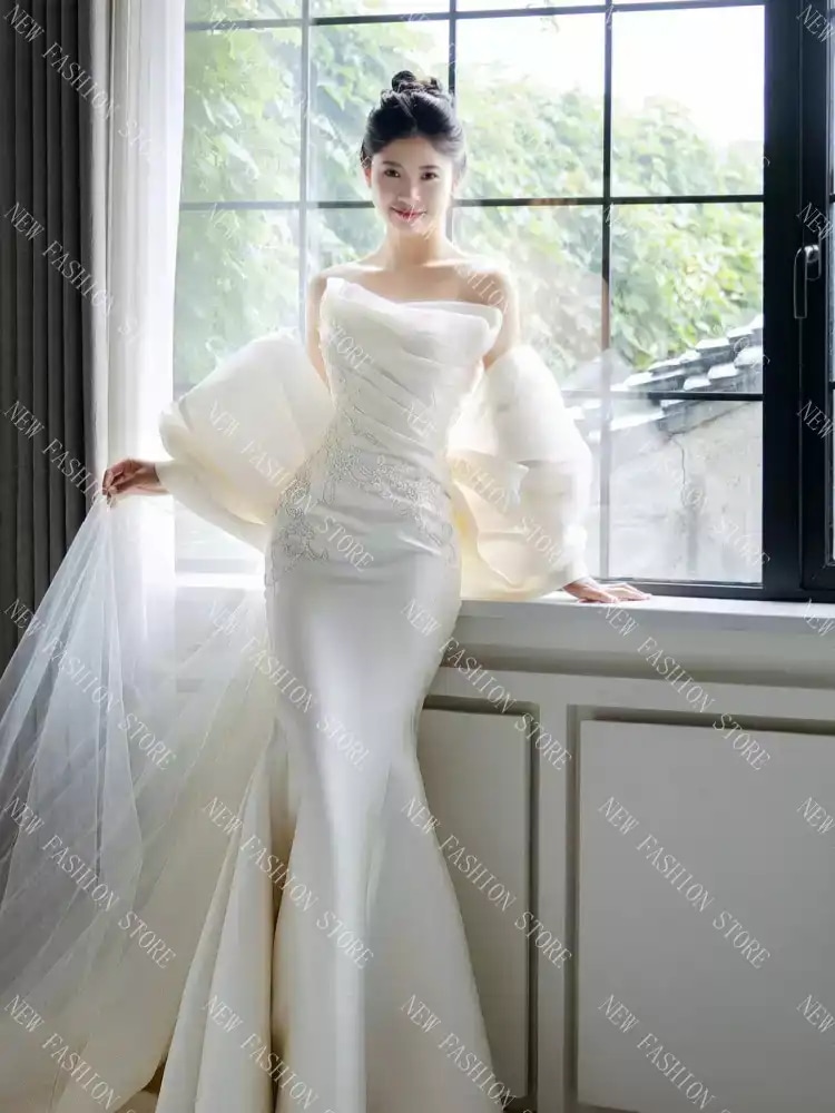 ウエディングドレス 白-24