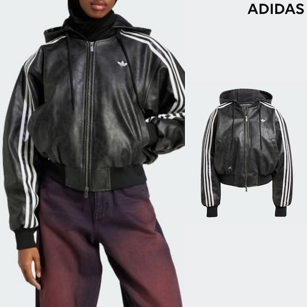 新品 Adidas Adilenium ビンテージ レザージャケット XSサイズ XSサイズ Adidas Adilenium ビンテージ レザージャケット