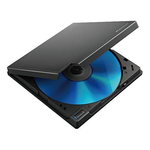Pioneer パイオニア Blu-ray Drive BDR-XD08BK Win & Mac対応 BDXL対応 USB3.2 クラムシェル型ポータブルBDドライブ Windows11対応 ミスティ