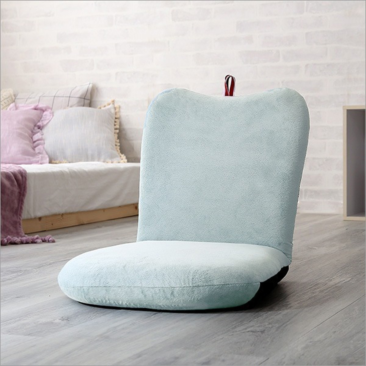 りんご座椅子 幅41cm おしゃれ 女性 大人かわいい 14段階 リクライニング コンパクト 軽量