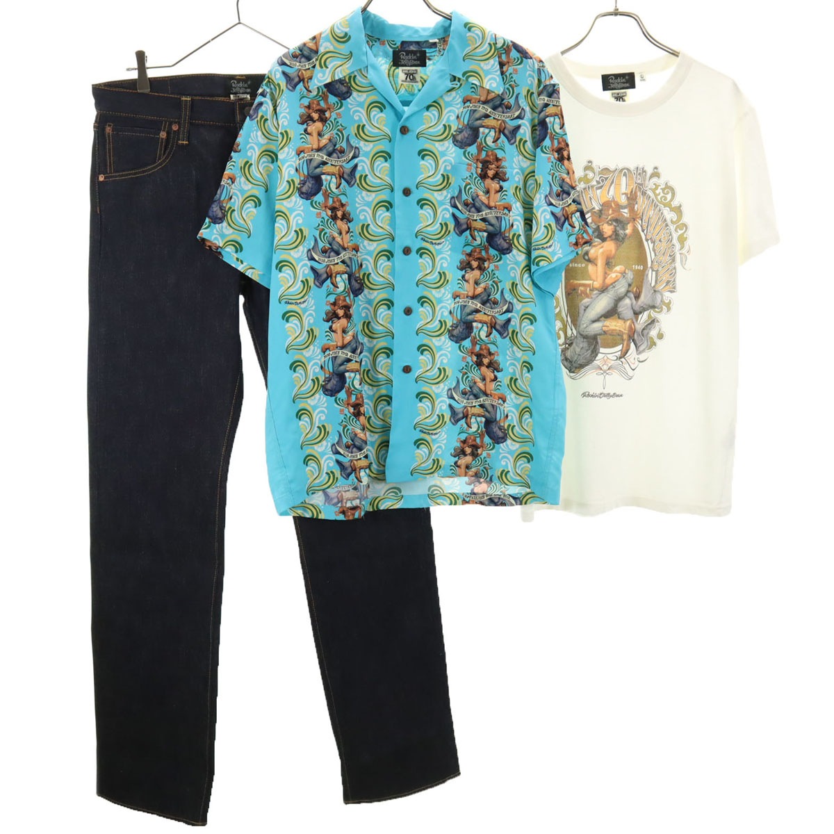 未使用 ７０周年記念２００枚限定 半袖 スペシャルボックス Tシャツ L ホワイト 3点セット 箱付き メンズ 古着