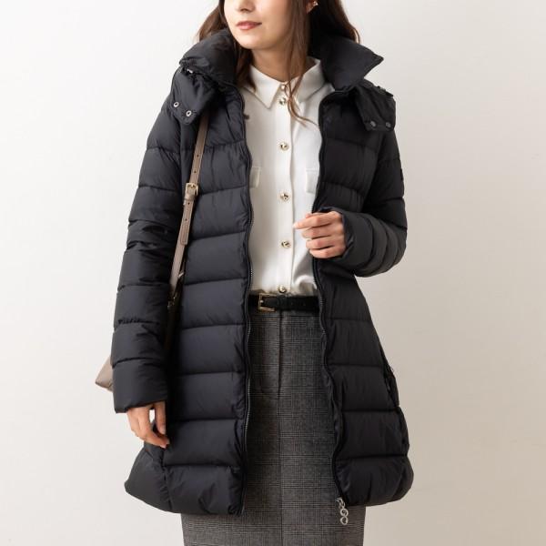 ダウンジャケット コート ポリテアマ ブラック レディース LTAT24A4694-D 01