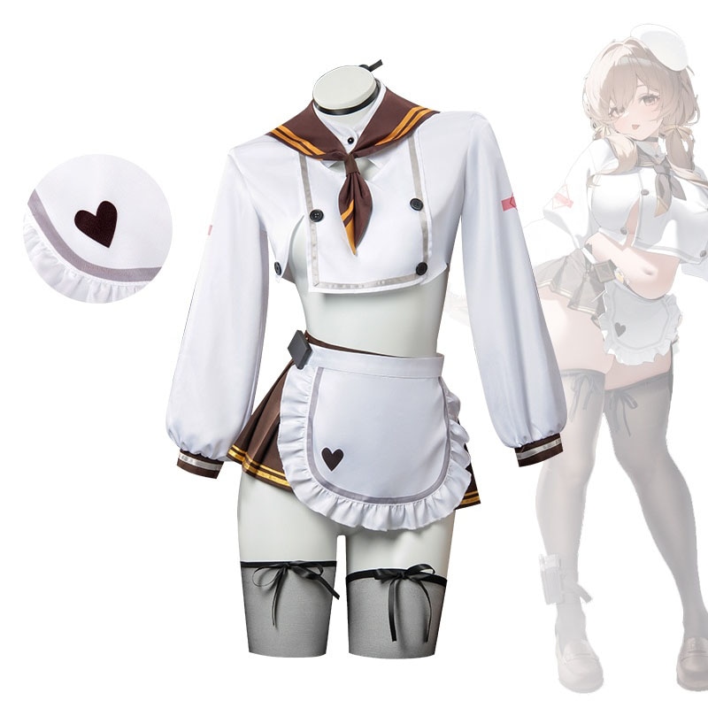 新品勝利の女神：NIKKE 風 ブレッディ Bready コスプレ衣装 ウィッグ cos ハロウィン 演出服 変装