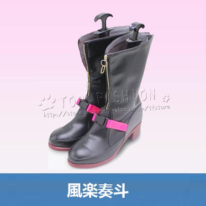 新品 にじさんじ Vtuber 風 風楽奏斗 Fura Kanatoe コスプレブーツ cos靴 cosplay ハロウィン 仮装 変装 コスチューム