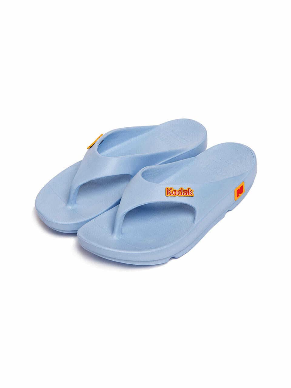 コダックアパレルコダカラーロゴフリップフロップブルー