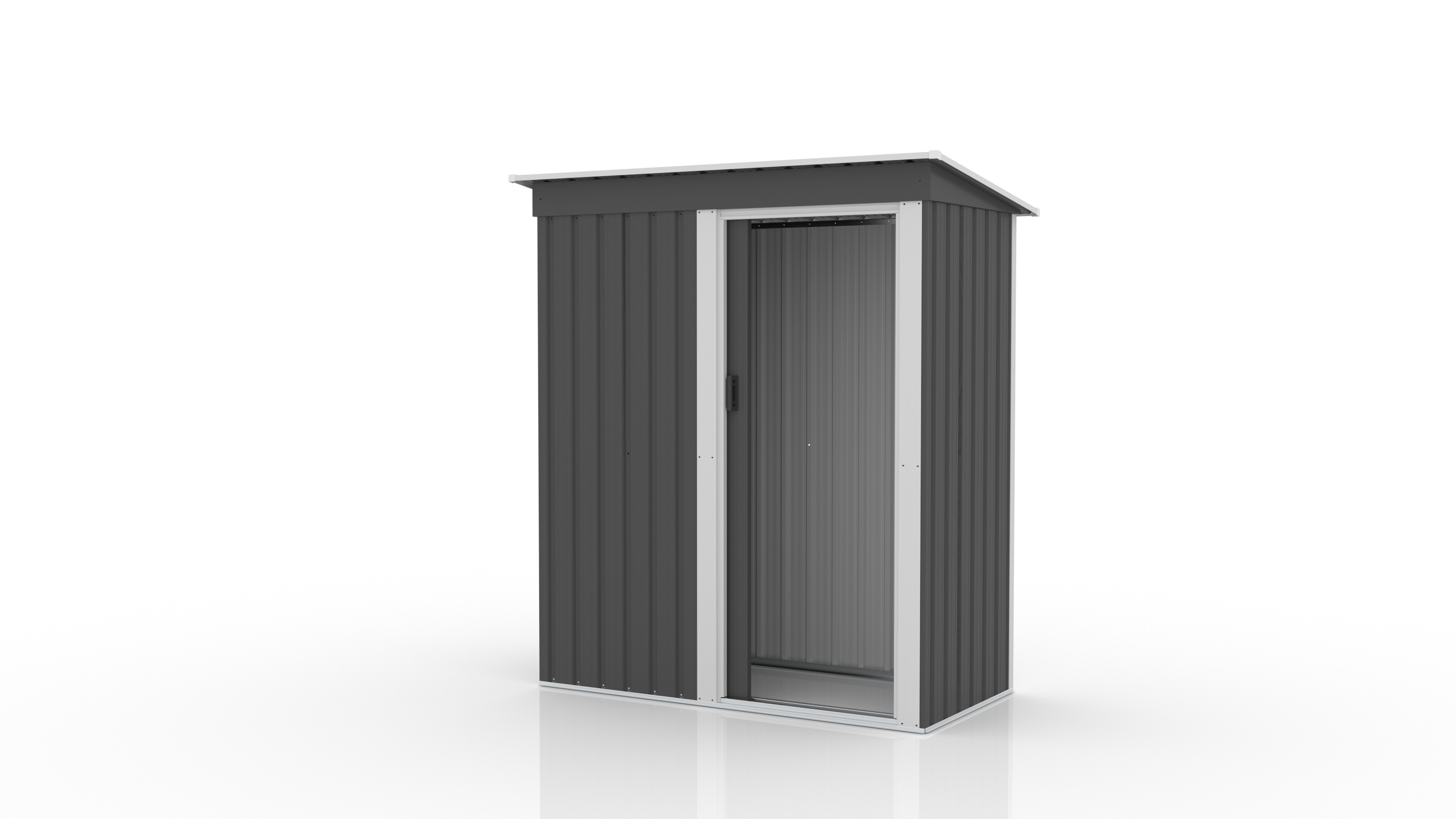 【期間限定】【 棚なし】物置 屋外 大型 倉庫 大型物置 戸外収納庫 物置 防水/耐侯 収納可能 ガーデン/庭/田畑/農場 頑丈 大容量 スチール 床なし グレー