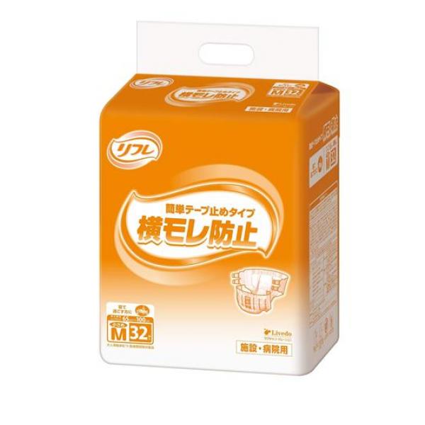 リフレ 簡単テープ止めタイプ 横モレ防止 小さめMサイズ 32枚入