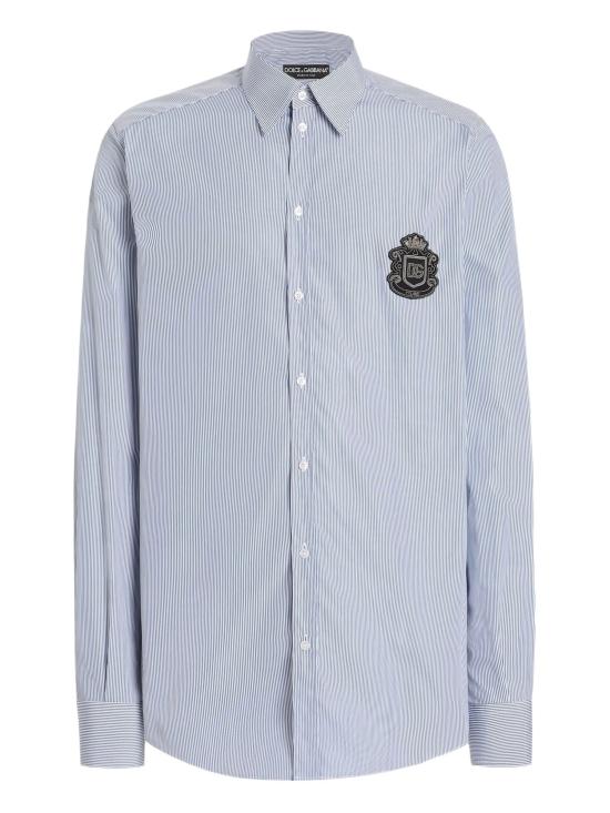 DOLCE & GABBANA Men Shirts G5ML1ZFR51L S8051 Clear Blue