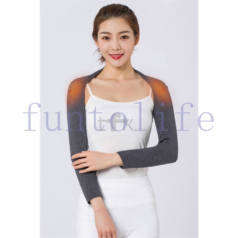 肩サポーター 五十肩 男女通用 保温 両肩用 肩関節 肩温めグッズ 口コミふわっとあたたか 肩保温サ