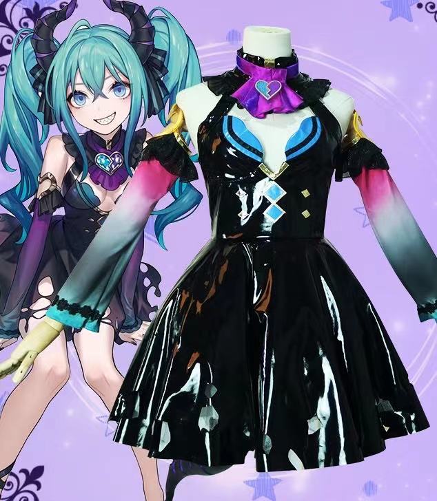 コスプレ衣子大人ボーカロイド初音ミクコスプレ衣小悪魔コスチューム