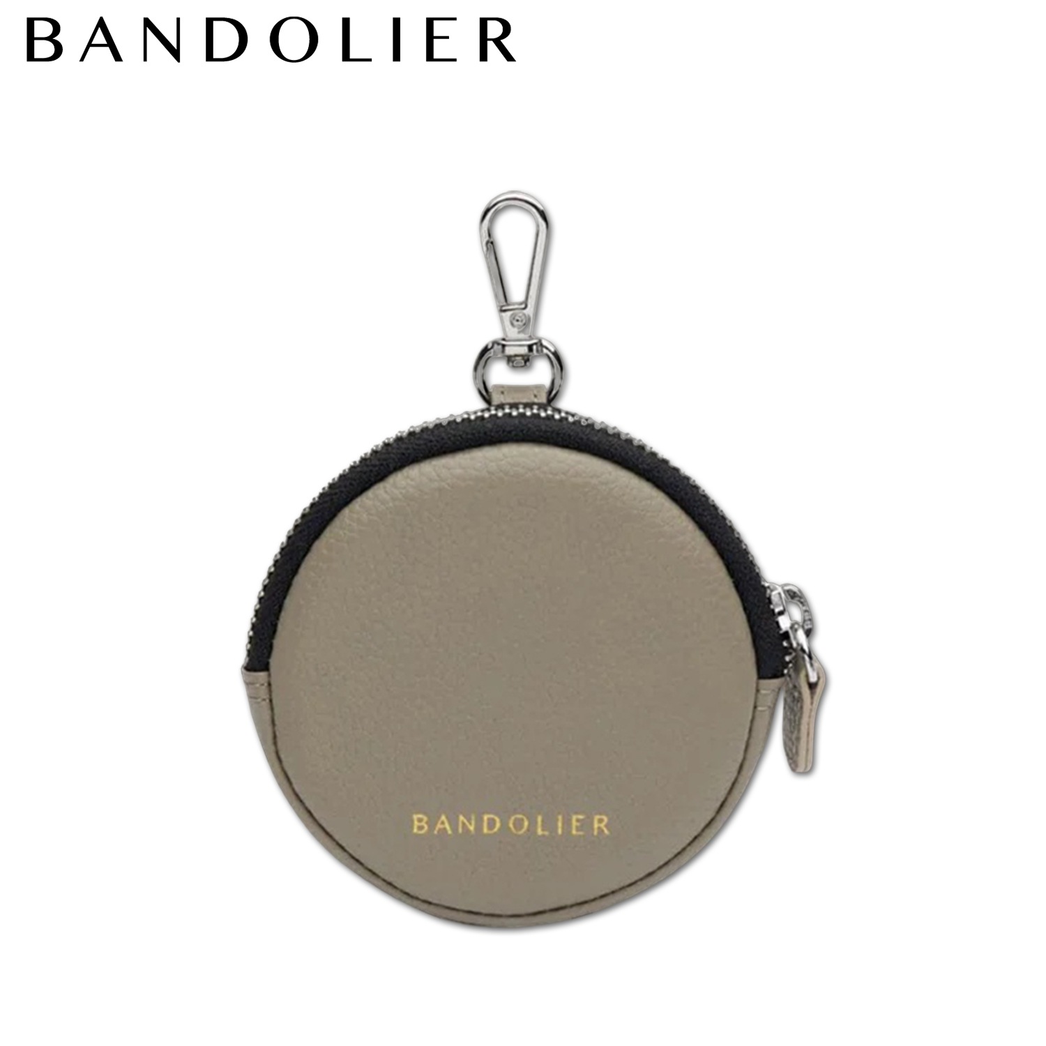 小物入れ レー 小さめ 薄型 ミニラウンド ポーチ グレージュ メンズ レディース ベージュ 65SRO