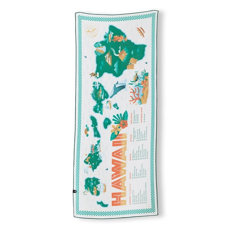 ノマディックス THE NOMADIX TOWEL HawaiiMap 72×184cm #1700010134222