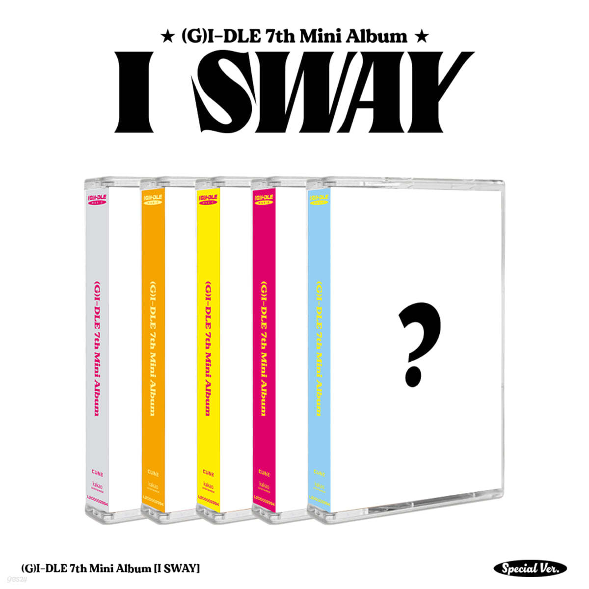 (G)I-DLE - ミニアルバム7集:ISWAY [Special Ver.] [5種SET] *本商品はCDではなくカセットテープです* [ バージョン別ブックレット+ カセットテープ+ フォ/初