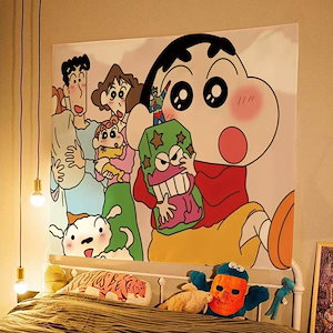 漫画クレヨンしんちゃん漫画かわいいフクロウ写真背景布寮ベッドサイド装飾壁布カスタマイズ可能