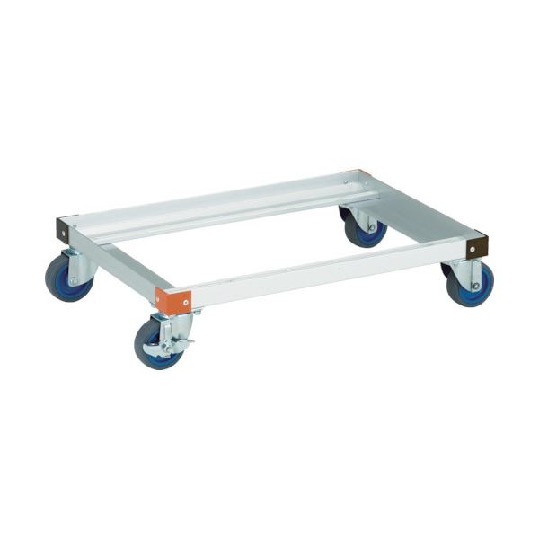 TRUSCOアルミカート 内寸660x450mm エアーキャスター TALC-75G-ALG 1台