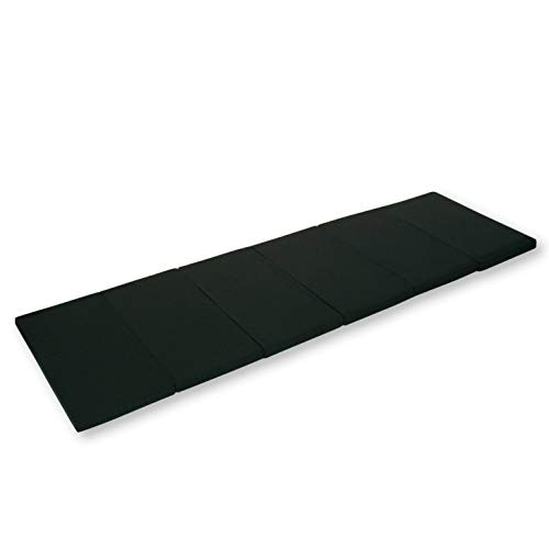 アーケム 高硬度 六つ折り マットレス セミシングル スモール 60cm幅 ブラック BS-6SSS