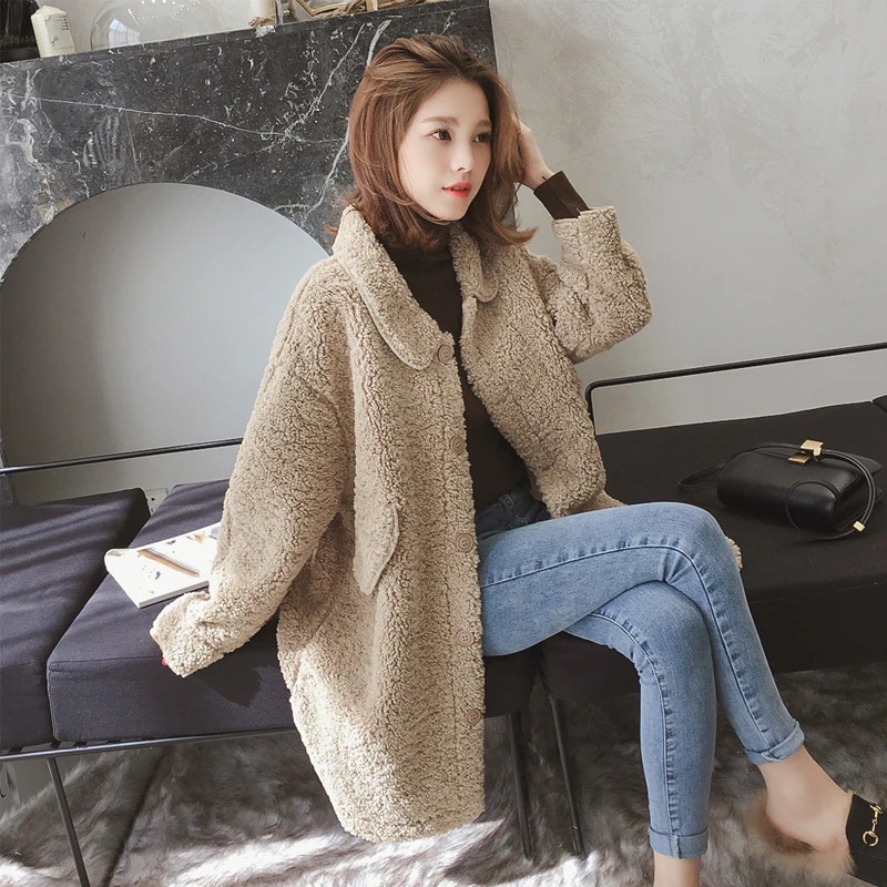 人気沸騰新柄追加 ファーコート ボアコート レディース 冬 40代 新品 ボアコート ファー 毛皮コート厚手 モコモコオーバー 暖かい ファージャケット 韓国風 アウター カジュアル