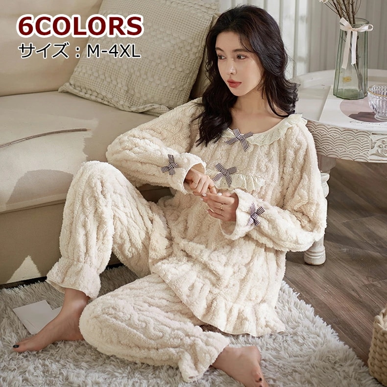 パジャマ 冬 長袖 ルームウェア レディース 寝巻き 厚手 暖かい 上下セット 薄手 ボーダー シャツ 犬 50代 クリスマス 出産準備 70代 還暦祝い トリプルガーゼ パープル 紳士パジャ