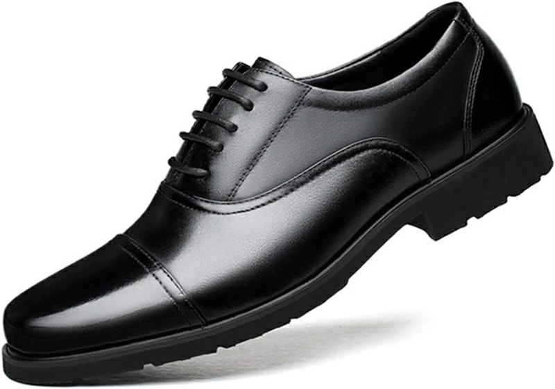 ビジネスシューズ メンズ 本革 革靴 ストレートチップ レースアップ 紳士靴 通気性 軽量 防滑 フォーマル ラウンドトゥ メンズ 靴 メンズシューズ ビジネス おしゃれ 結婚式 冠婚葬祭 黒 ブラッ