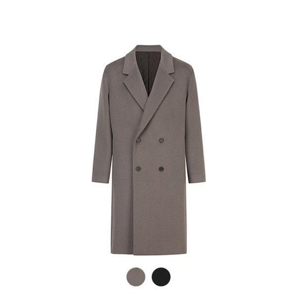 カシミア混紡セミルーズフィットダブルコート_BZD4CB1002