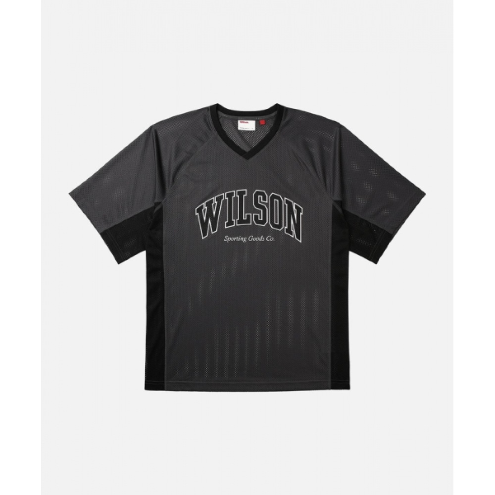 ウィルソン [無尽蔵能] オールラウンダーメッシュ Tシャツ_W251001NTS41CHR