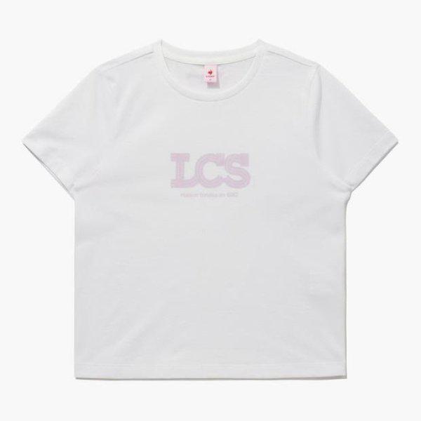 半袖Tシャツ NQJ QQ122ORS21-OWT ウーマンズ レギュラーフィット レース グラフィック 半袖Tシャツ / OWT