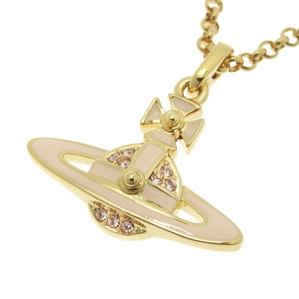 ヴィヴィアンウエストウッド アクセサリー レディース ネックレス アウトレット ゴールド×ベージュ NEIL MINI BAS RELIEF 6302039P02R516 VIVIENNE WESTW
