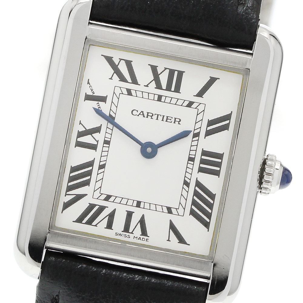 カルティエ CARTIER WSTA0030 タンクソロSM クォーツ レディース 良品 保証書付き_958799【中古】