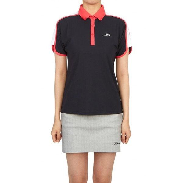 J.LINDEBERG 女性ゴルフウェア半袖Tシャツ GWJT08096 6855