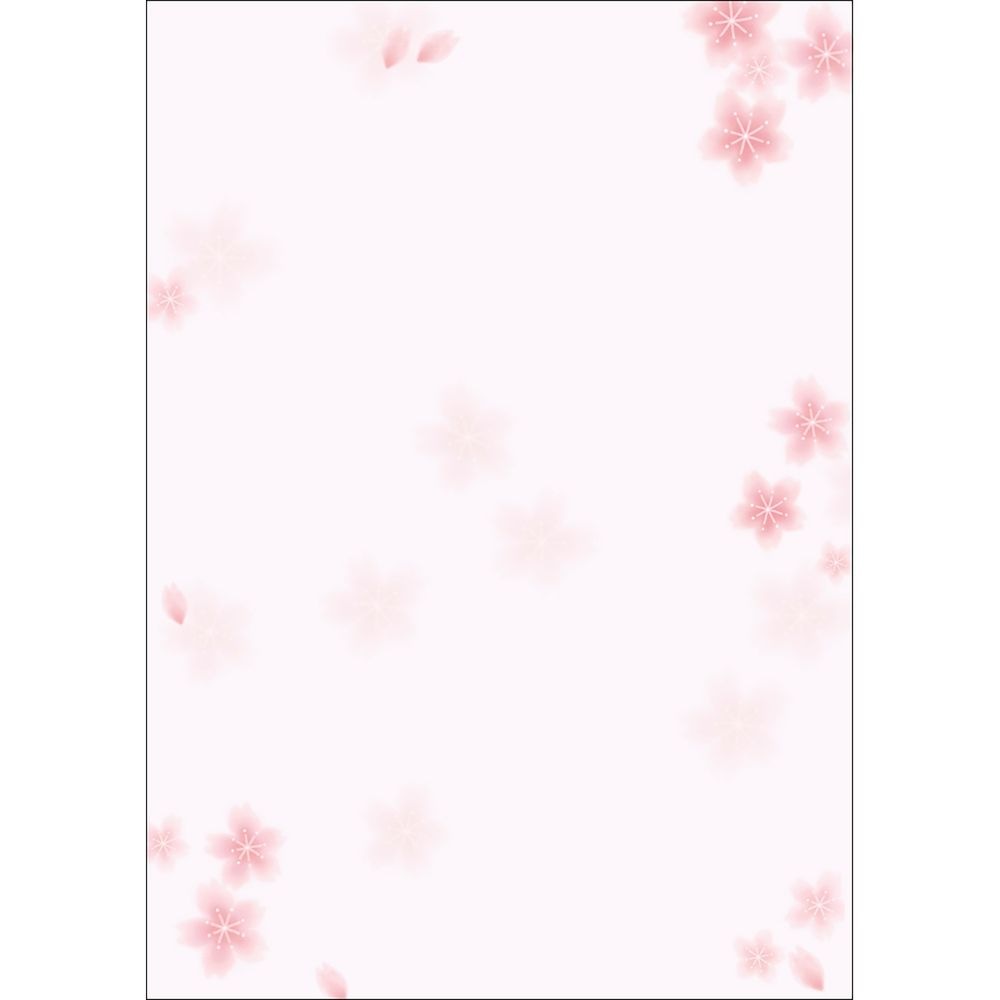 （まとめ買い）ササガワ 和柄用紙 和ごころ A4判 桜 100枚入 4-1905 [x3]