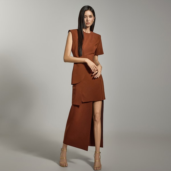 D9526 アンバランス レイヤード ワンピース 25,347円