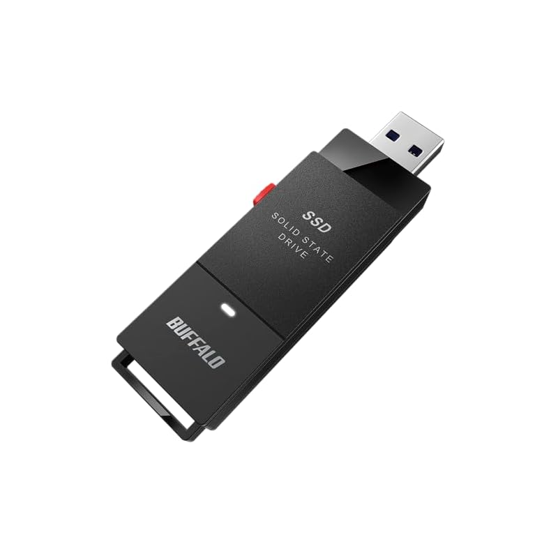 【即納】SSD-PUT500U3-BKC(ブラック) USB 3.2(Gen 1)対応 ケーブルレス ポータ