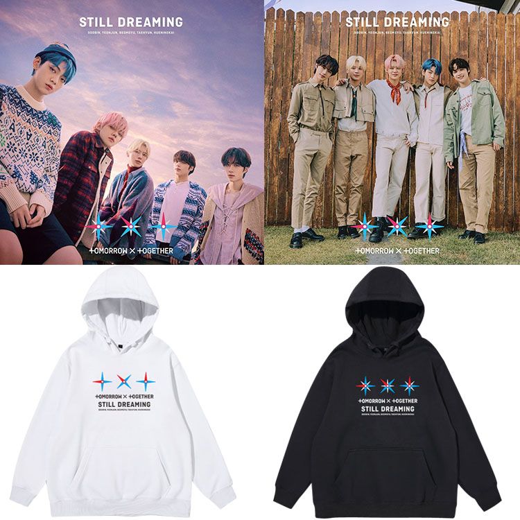 Txtアルバムstill Dreamingサポートパーカー春秋冬プラスフリースセーター