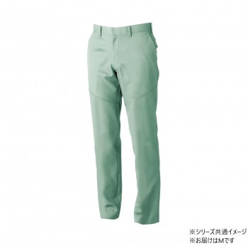 桑和 9669-99 スラックス（ノータック.脇ゴム） Mサイズ モスグリーン（107） SOWA