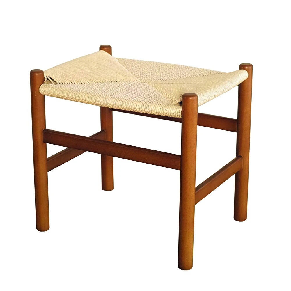 ウィルリミテッド ハンス・J・ウェグナー ペーパーコードスツール ブラウン CH-53BR モダンスタイル お洒落 オシャレ インテリア 椅子 スツール