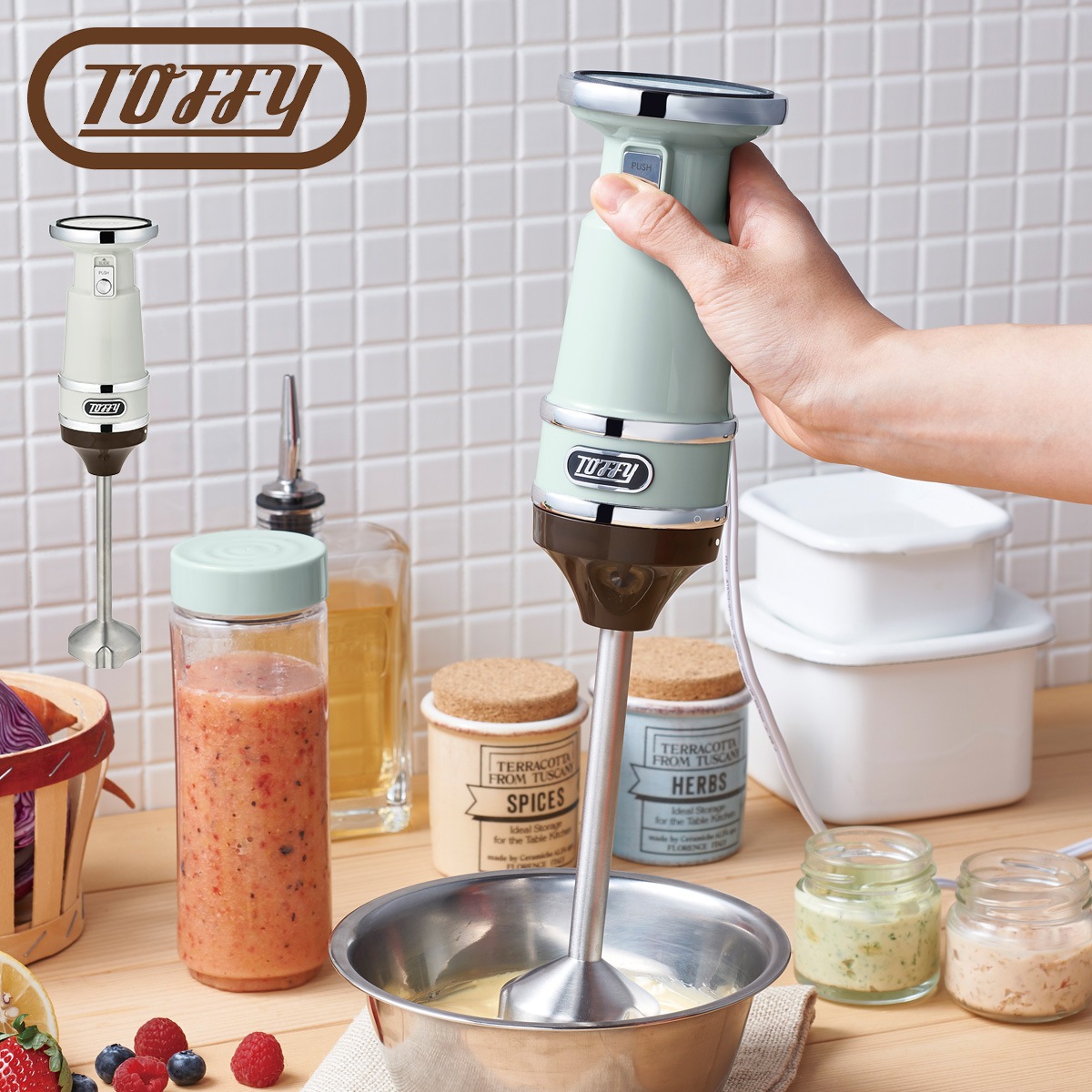 ハンドミキサー ハンディブレンダー ハンド ボトルブレンダー ジューサー 280ml 電動 K-BD