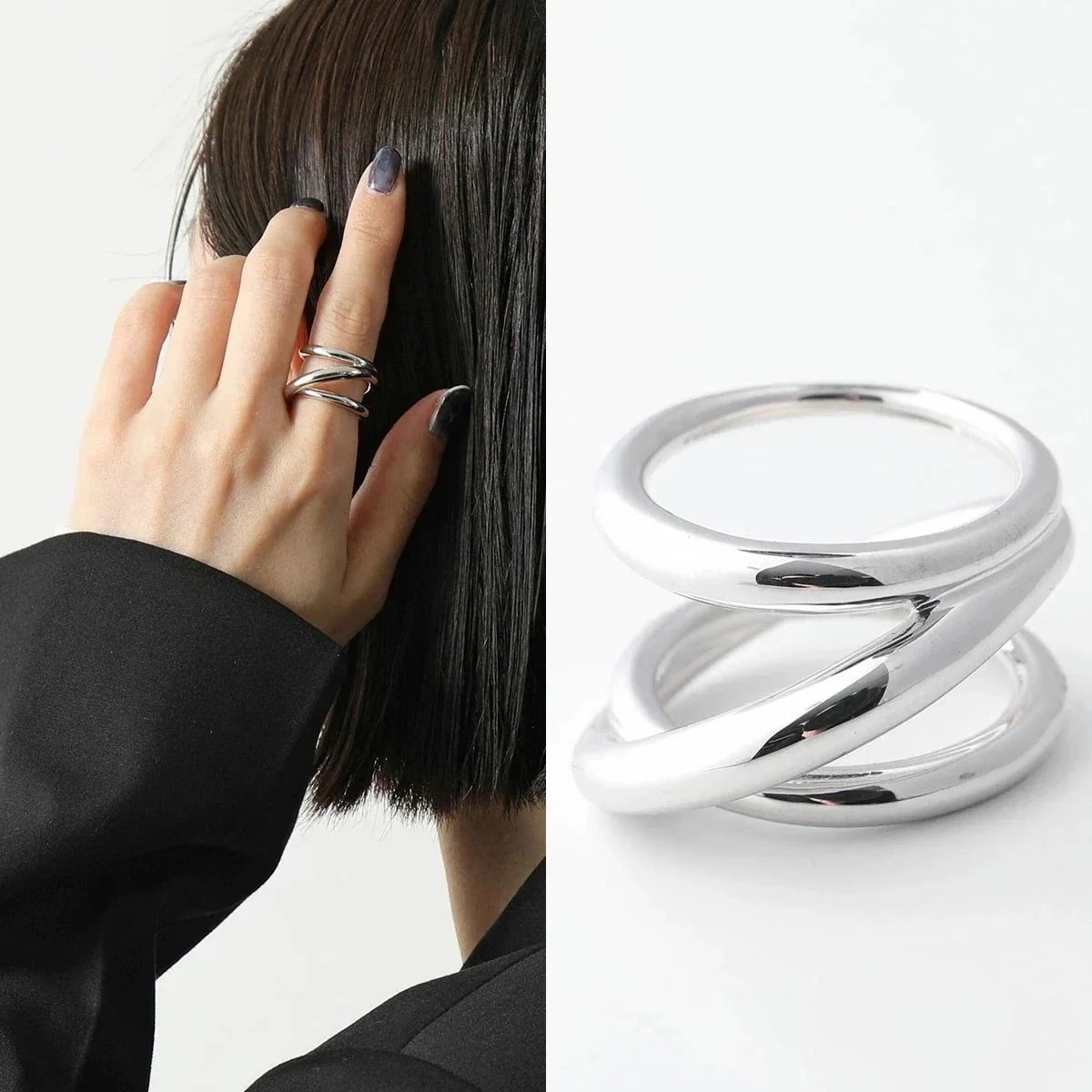 Charlotte Chesnais シャルロットシェネ リング BAGUE TRIPLET 22BA045AR レディース シルバー925 指輪 アクセサリー