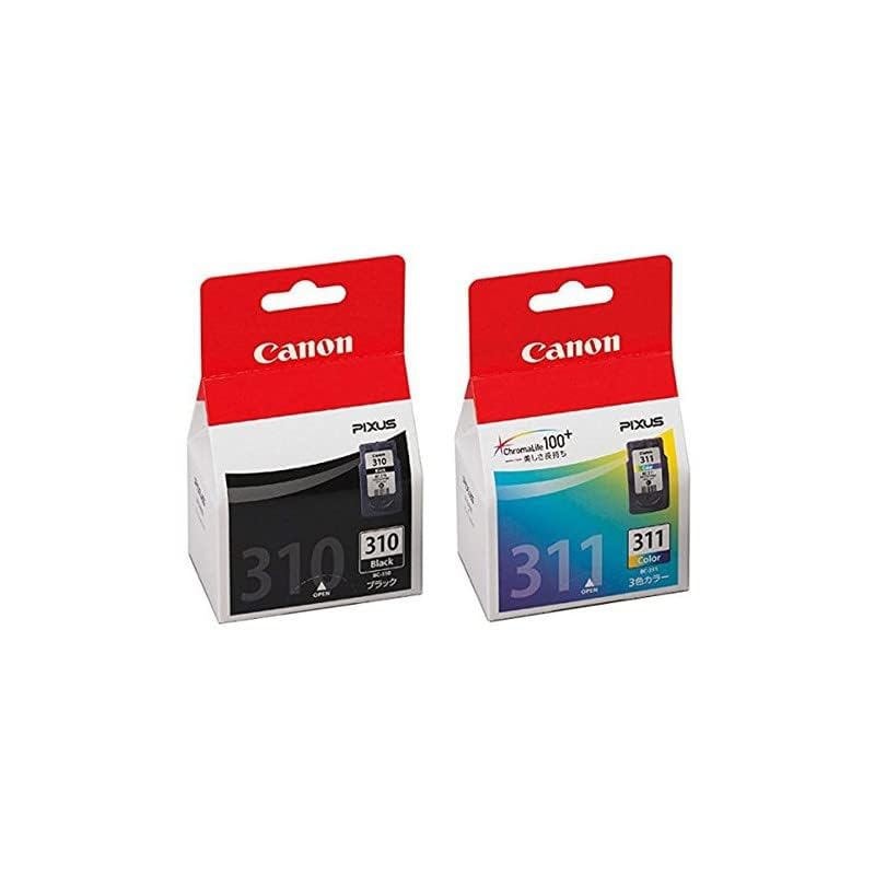 【純正品】CANON FINEカートリッジ BC-310(ブラック) + BC-311(3色カラー)セット