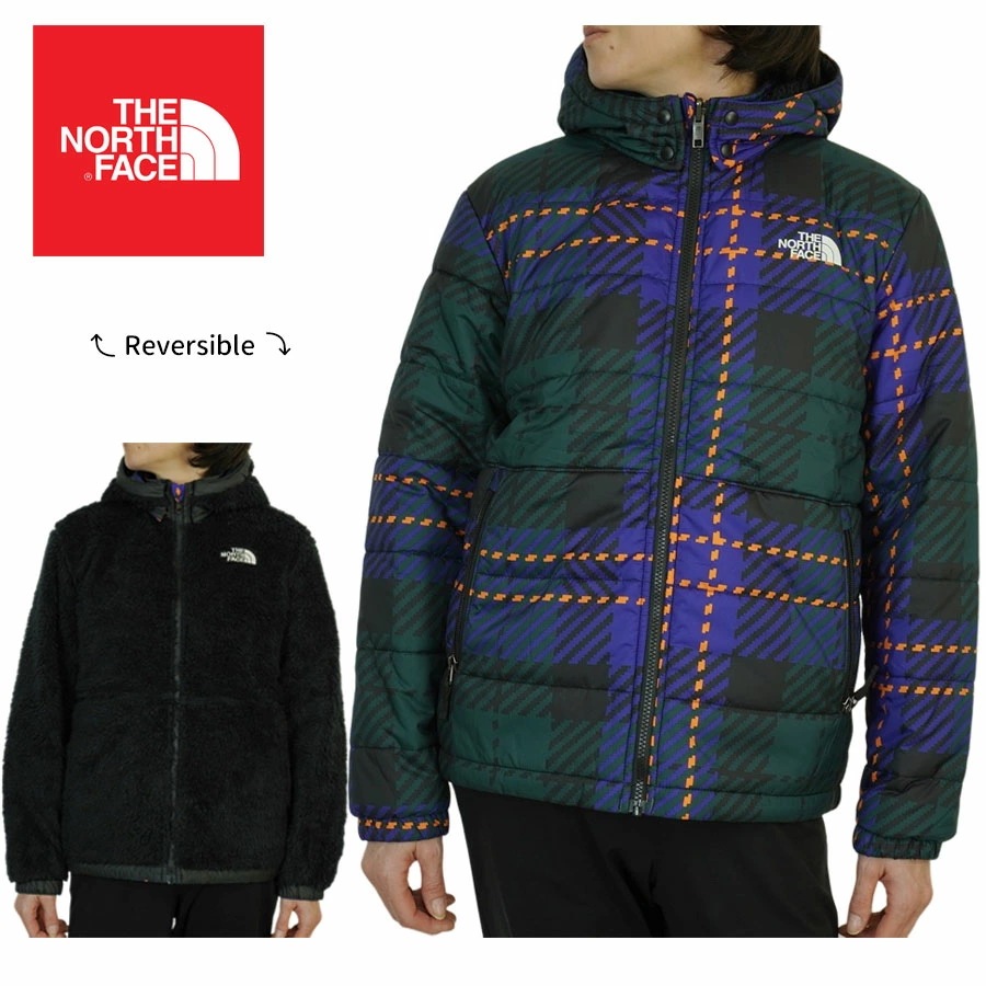 ノースフェイス THE NORTH FACEレディース リバーシブル ジャケットB PRINTED REVERSIBLE MOUNT CHIMBO JACKETキッズサ