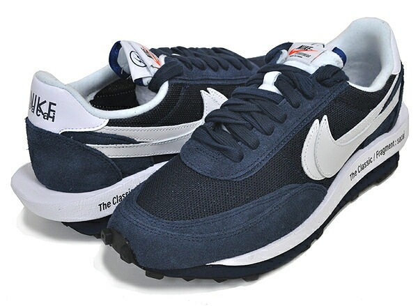 サカイ×フラグメント LDワッフル ネイビー ホワイト スニーカー 藤原ヒロシ dh2684-400