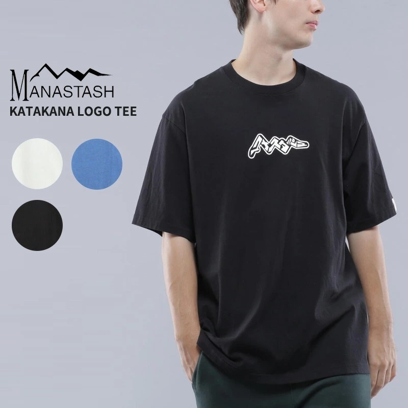 マナスタッシュ MANASTASH KATAKANA LOGO TEE カタカナロゴTシャツ ショートスリーブTシャツ 半袖Tシャツ カットソー トップス