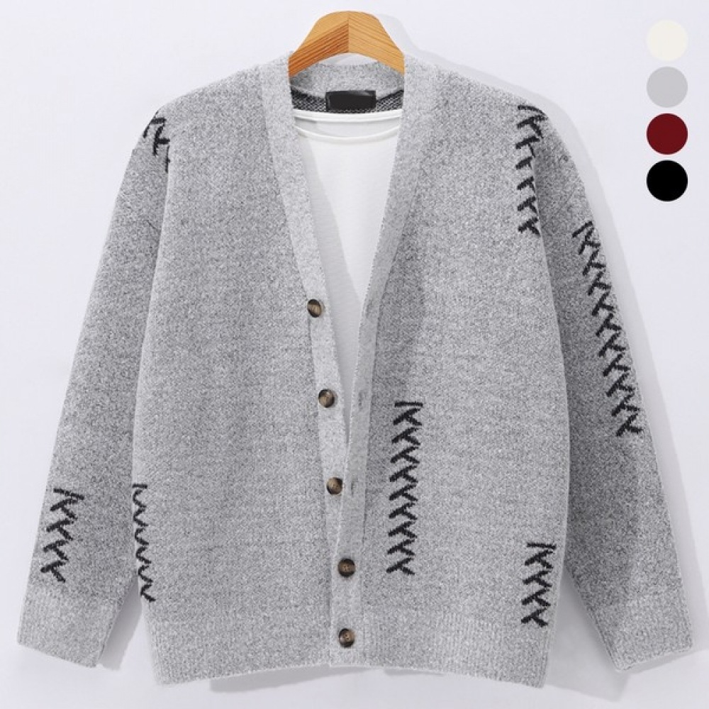 (ジュアンス) オーバーフィットマルチエンブロイダリーポイントニットカーディガン OSCD1152