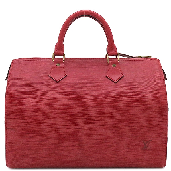 ルイヴィトン LOUIS VUITTON ハンドバッグ スピーディ 30 エピレザー カスティリアンレッド ゴールド金具 赤 ボストンバッグ 鍵/パドロックの欠品 M43007 VI1902【中古】