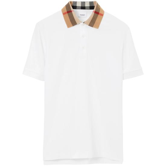 BURBERRY Men Polo Shirts 8071621 CODY A1464 WHITE