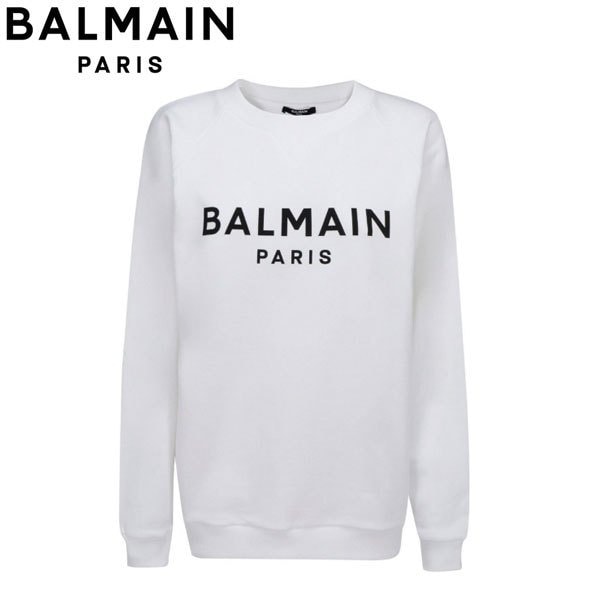 BALMAIN　バルマン　ホワイト　トレーナー　サイズM　入園　入学　就職　母の日　父の日　ギフト