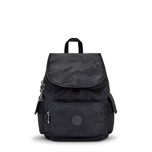 キプリングKipling City Pack Small Backpack Black Camo Emb 並行輸入品