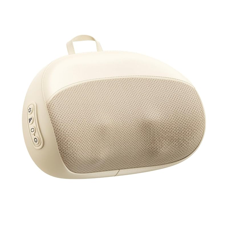 【2025新設計】腰枕 クッション Hoxhyon USB充電式 クリスマス 腰・背中・首・肩・太もも・ふくらはぎ 一台多役 寝ながら使える ピロー コードレス 双方向回転 3段階強度調節 温熱機能