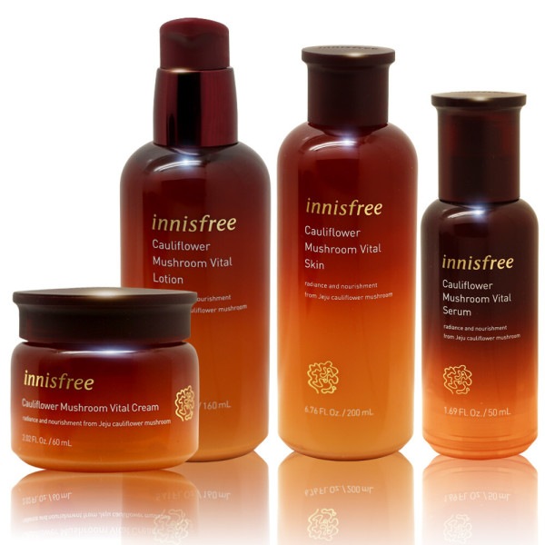 イニスフリー 花房キノコバイタル4種構成(スキン+ローション+クリーム+セラム)